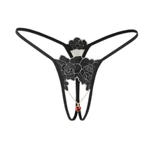Сексуальные женские трусики, стринги, горячие трусики, кружевное женское нижнее белье, прозрачная вышивка, стринги, танга, трусы для женщин