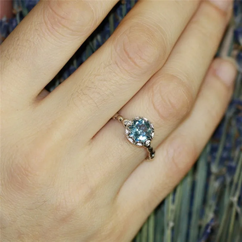 ROMAD Для женщин простое кольцо Изысканные розово-золотые, серебряные кольца для Женская Праздничная обувь свадебные Обручение кольцо в стиле collares largos de moda R4