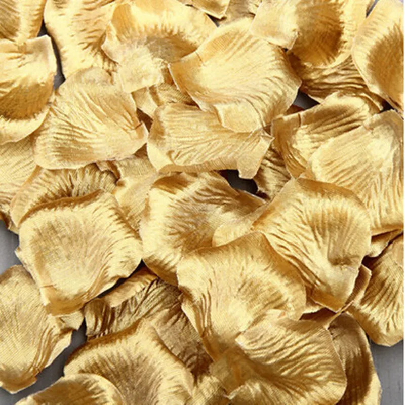 

Scrapbooking Decoration 1000pcs Wedding Decoration Color Rose Petals Of Silk Cloth Simulation Plant Fragrant False Flower