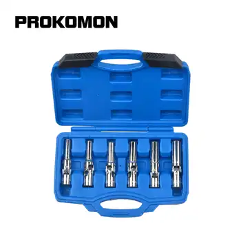 

6 Pc 3/8" drive 8mm - 16mm Glow Plug Socket Set