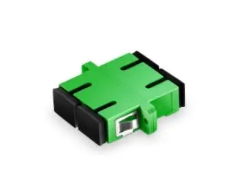 

SC APC Singlemode Duplex Plastic Fiber Optic Adapter, Connector