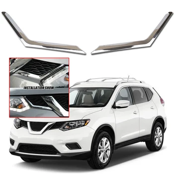 

ABS Plastic Covers Waterproof Front Grille For Nissan Rogue/X-Trail T32 2014 - 2016 Styling Chrome Grill Sale