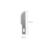 DIYFIX 5pcs 10# Steel Blades for Engraving Craft Sculpture Knife Scalpel Cutting Tool Wood Carving Tools Mobile Phone PCB Repair ► Photo 3/4