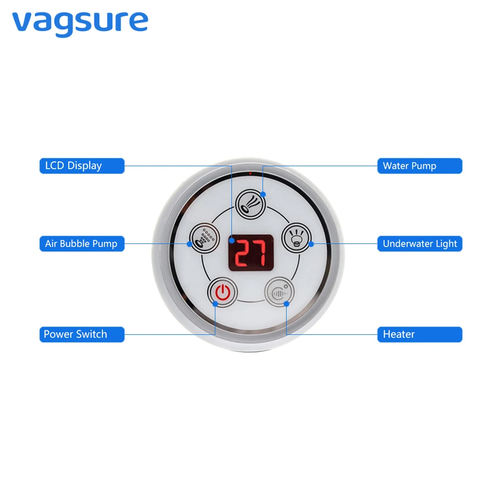 1 комплект цифровая панель управления Vagsure 110 В/220 В переменного тока с ЖК