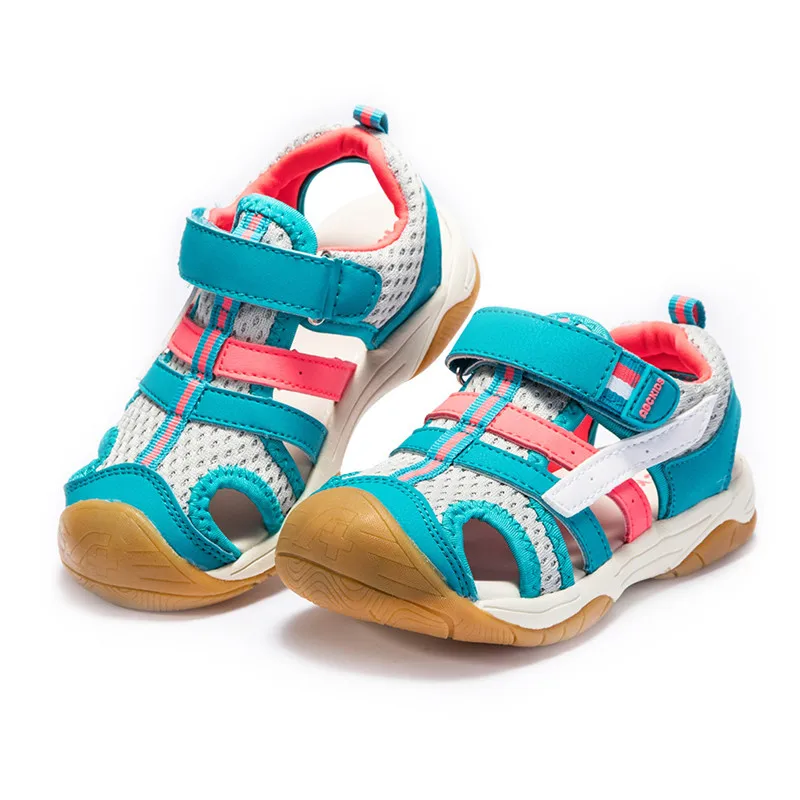 Abckids/От 2 до 7 лет; Летние Нескользящие повседневные кроссовки для маленьких мальчиков; детская спортивная обувь с закрытым носком - Цвет: QL