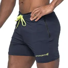 Для мужчин Фитнес Бодибилдинг быстросохнущие шорты для спортзала тренировки Короткие штаны Мужской летом прохладно дышащая пляжная обувь для бега, обтягивающая одежда для спорта