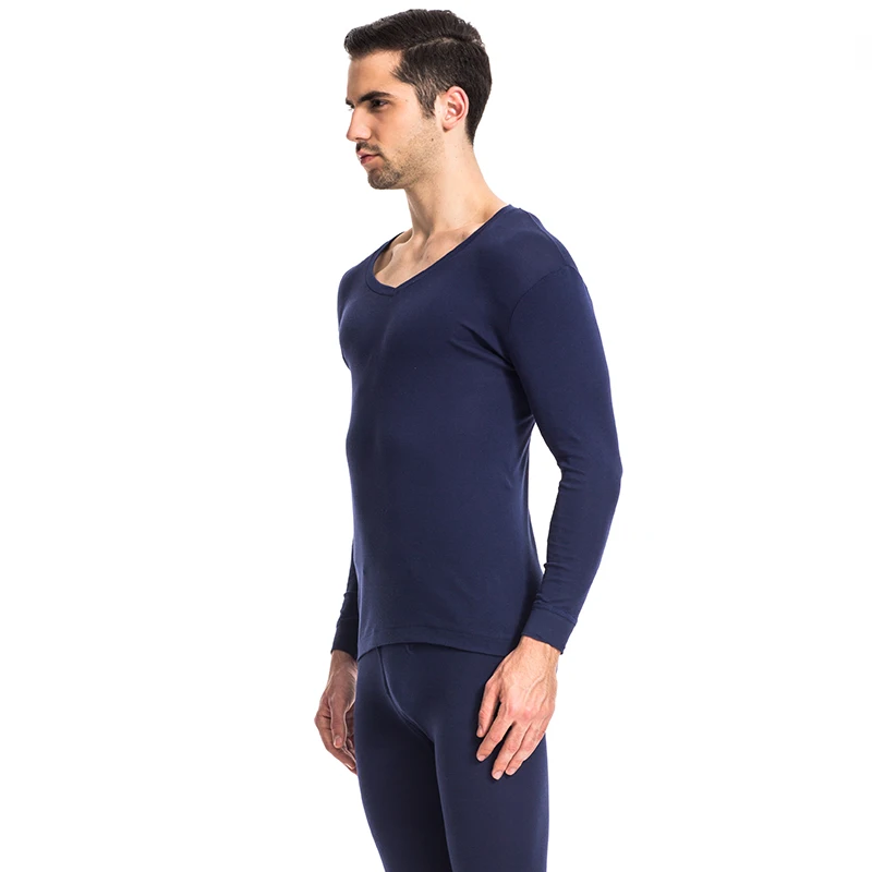 Buy THREEGUN 100Cotton Men's Underwear V Neck Warm