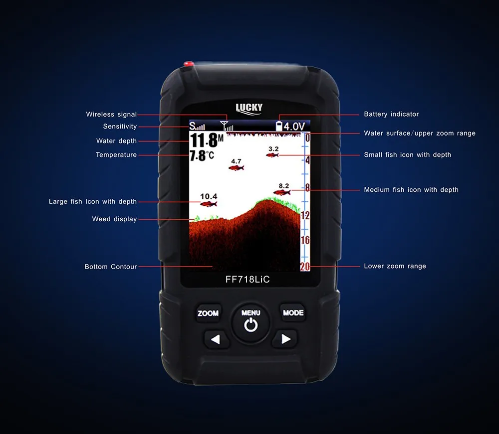 FF718Lic Lucky fish finder