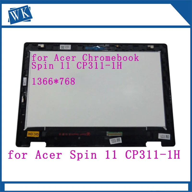 Free shipping 11.6 inch for Acer Chromebook Spin 11 CP311-1H CP311-1HN Lcd Touch Screen lcd assembly