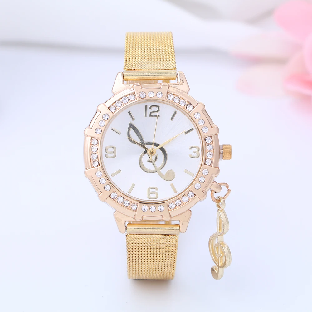 Прямая поставка 12 стиль Роскошные Брендовые Часы женские золотые часы с подвеской браслет элегантные Стальные кварцевые наручные часы Часы Relogio Feminino