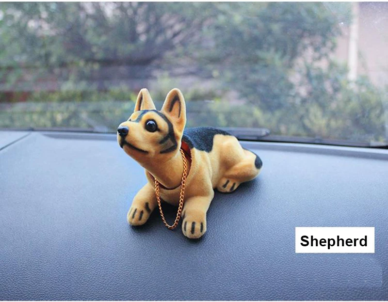 Ornamento Del Coche Accesorios De Carro Perro Que Mueve Cabeza Para El Tablero Ebay