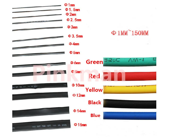 

5M 25mm EVA Heat Shrink Tubing Shrinkable Tube 5 Colors