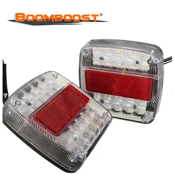 

1 Pair 5 Function Led Light Board Lamp Brake Stop Trailer Van Caravan Truck 12V Auto Car External 2016