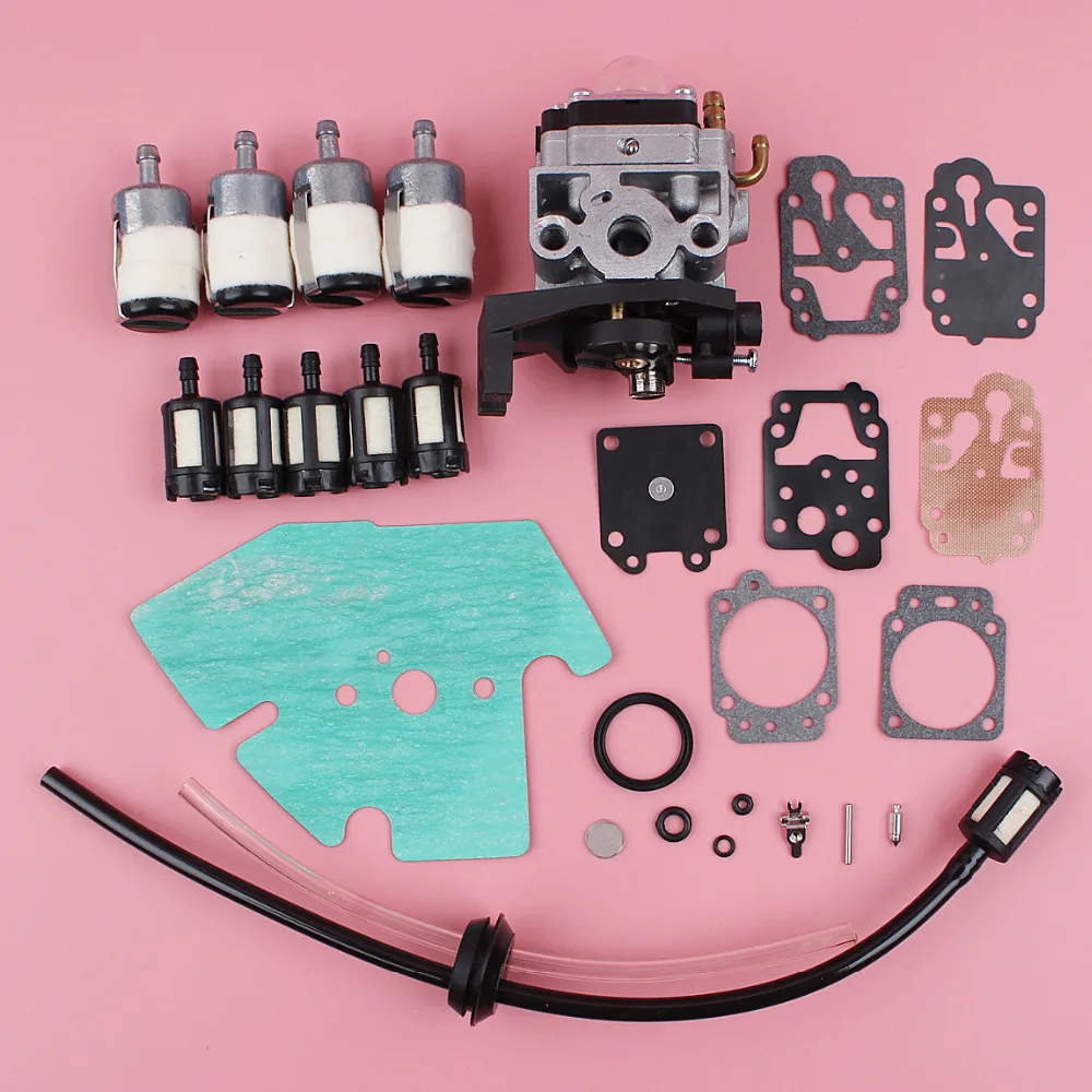 Карбюратор топливный фильтр линия Ремонтный комплект для Honda GX25 GX25N GX25NT FG110 FG110K1 HHT25S газонокосилка двигатель часть