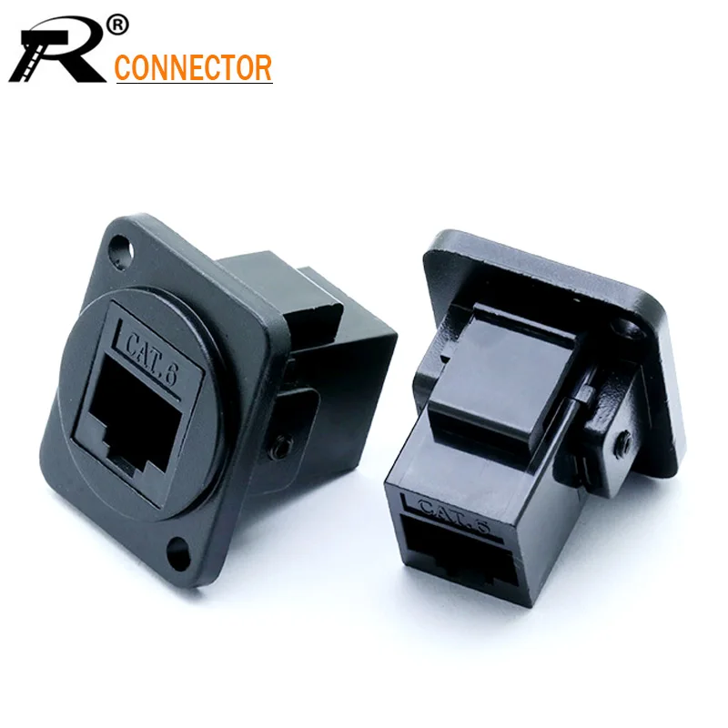 1 шт. CAT6 RJ45 разъем 8P8C модульный разъем для компьютера UTP Ethernet кабель, позолоченный гигабитный сетевой обжимной экранированный