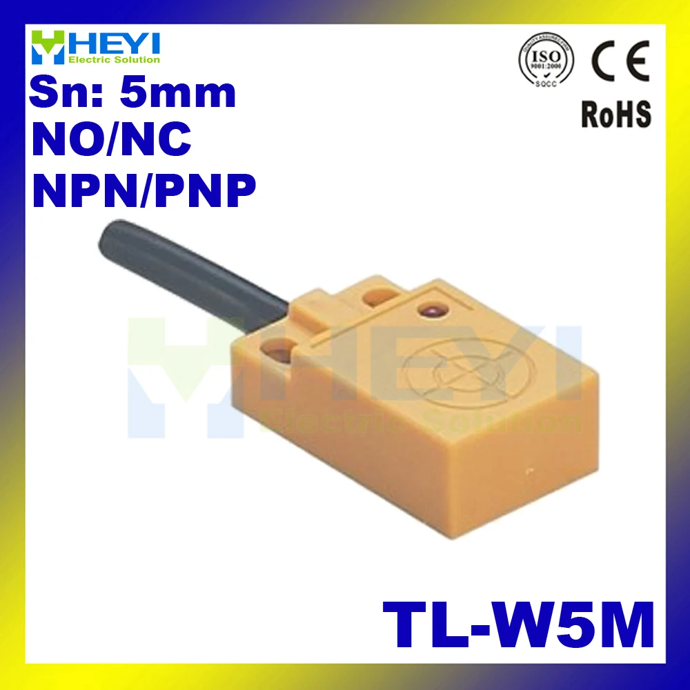 

non-shielded inductive proximity sensor switch TL-W5M Square type 2 wire, 3 wire NO / NC sensor switch