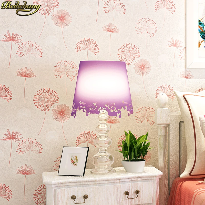 

beibehang papel de parede 3D Pastoral dandelion Wallpaper Roll Children's room wall papers home decor wallpapers for living room