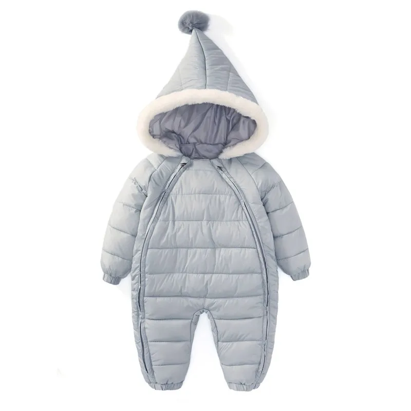 CROAL Chery 73-100 см; Рождественская Одежда для новорожденных; зимний детский комбинезон в форме облака; теплый хлопковый Детский костюм на Хэллоуин - Цвет: gray