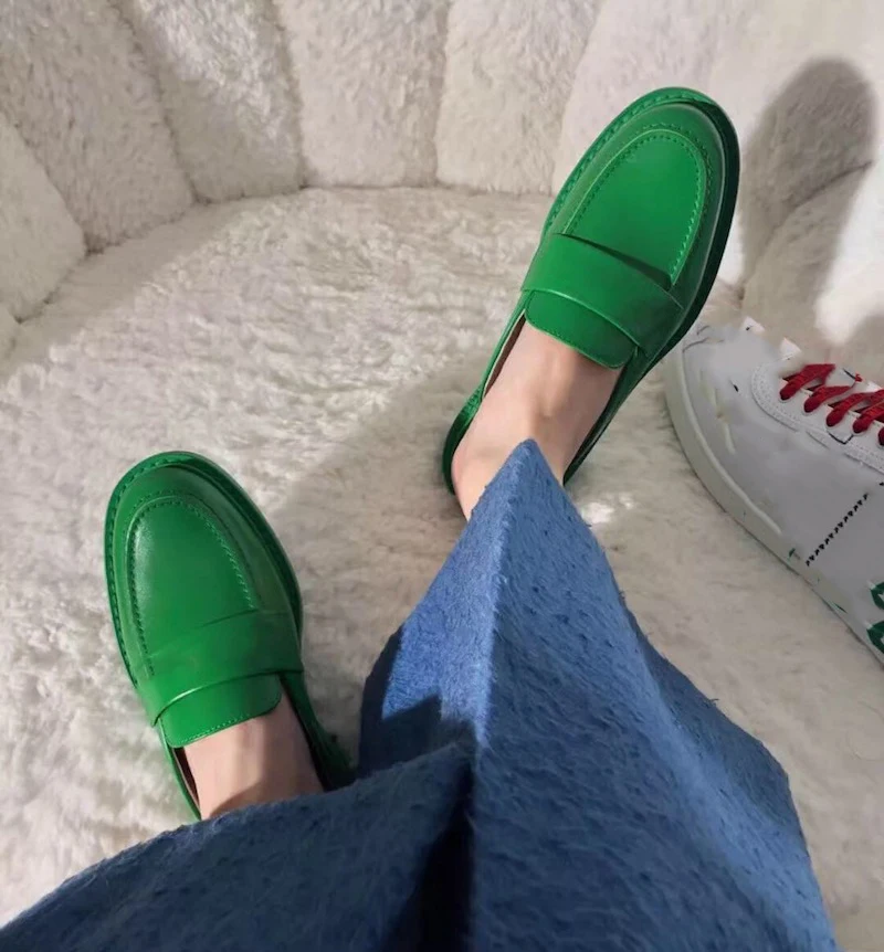 

Brand Mules capsule collection women designer shoes leather mules mens flat loafers multicolor Genuine Leather Luxury Casual