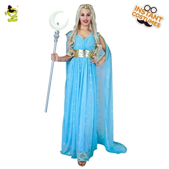 

Adult Women's Aphrodite Game of Thrones dress Costume Women Medieval Clarke Party Halloween Fancy dress Costumes