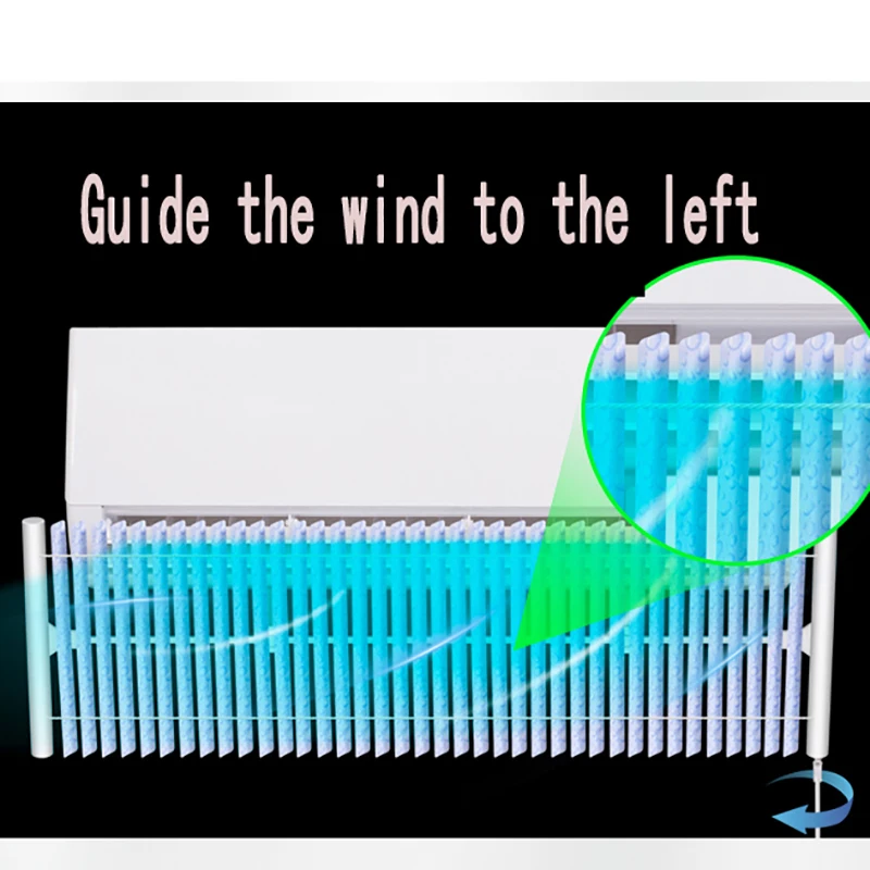 

Adjustable Air Conditioner Cover Windshield Louver Air Conditioner Shield Wind Guide Straight Anti-wind Shield