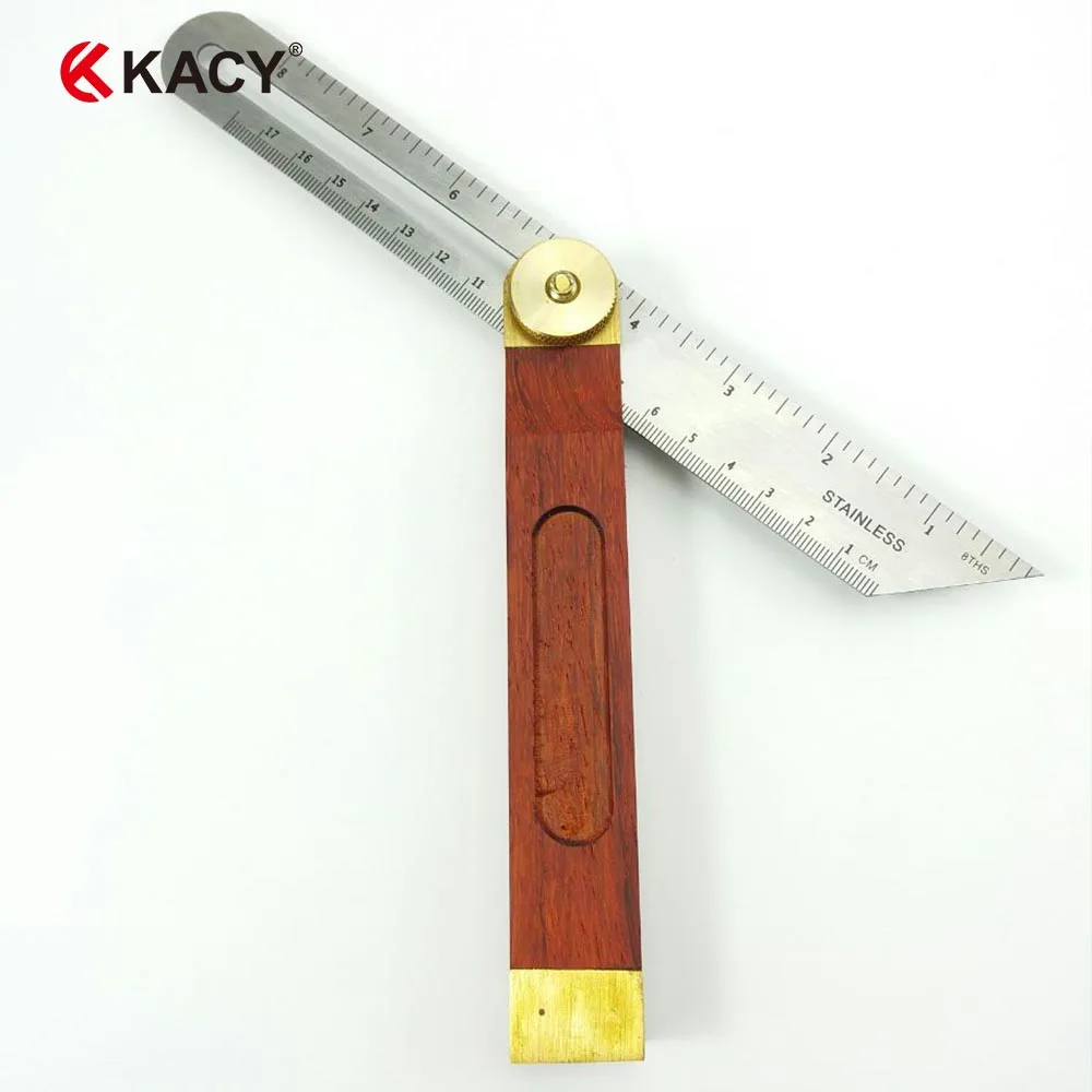 KACY 230mm 2 in 1 Angle Rulers Gauges Tri Square Sliding T Bevel With