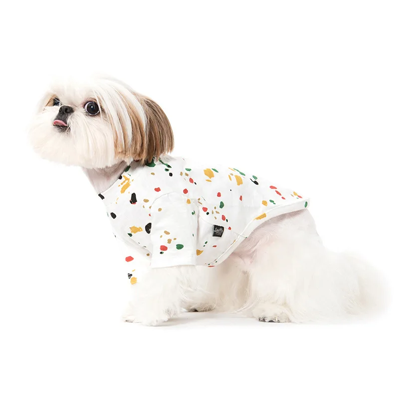 

Pet Clothes for Dogs for Small Dogs Chihuahua Sweater French Bulldog Coat Spray Paint Jacket for Pug Yorkshire Dog Apparel 2XL