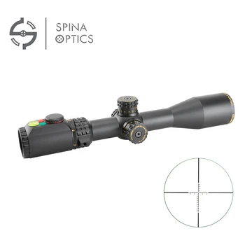 

SPINA OPTICS WKP 1.5-6X44 SAL Rifle Scope Side Parallax Adjustment Glass Etched Reticle RG Illuminated with Bubble Level