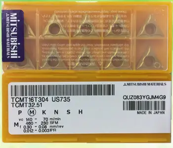 

10PCS CARBIDE INSERT TCMT16T304 US735