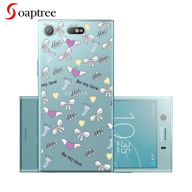 

Silicon Phone Cases For Sony Xperia XZ1 Compact Case TPU Transparent Soft Cover for Sony XZ1 Mini Case G8341 F8342 G8441 Funda