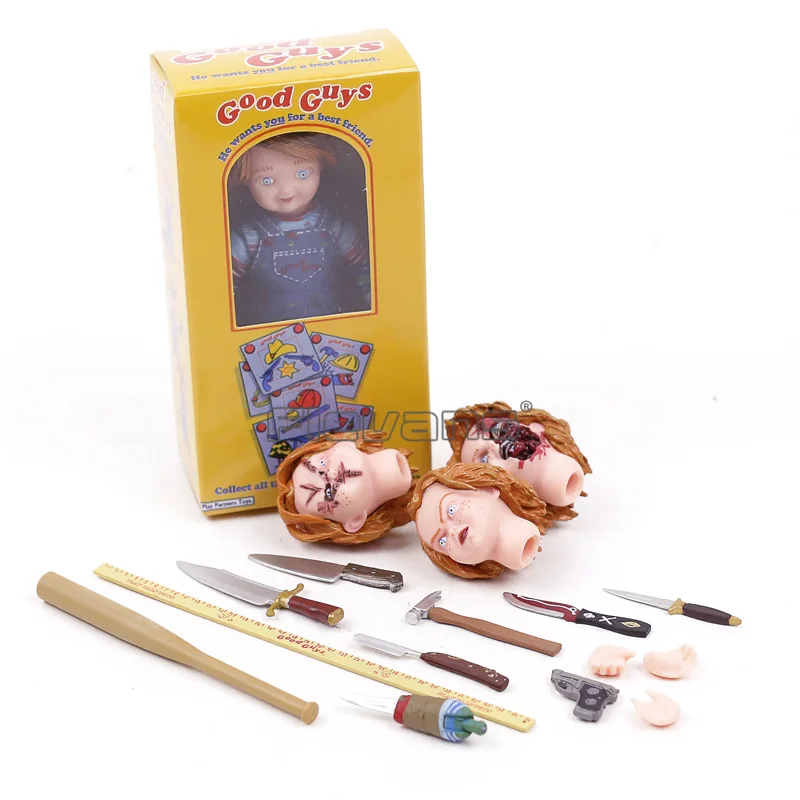 NECA Childs Play Good Guys Ultimate Чаки ПВХ фигурка Коллекционная модель игрушки " 10 см