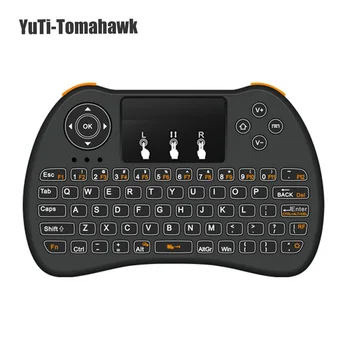 

Backlight Keyboard H9 2.4Ghz Wireless Qwerty English Keyboard with Touchpad for Mini PC Smart TV TV Box Laptop PC Backlit