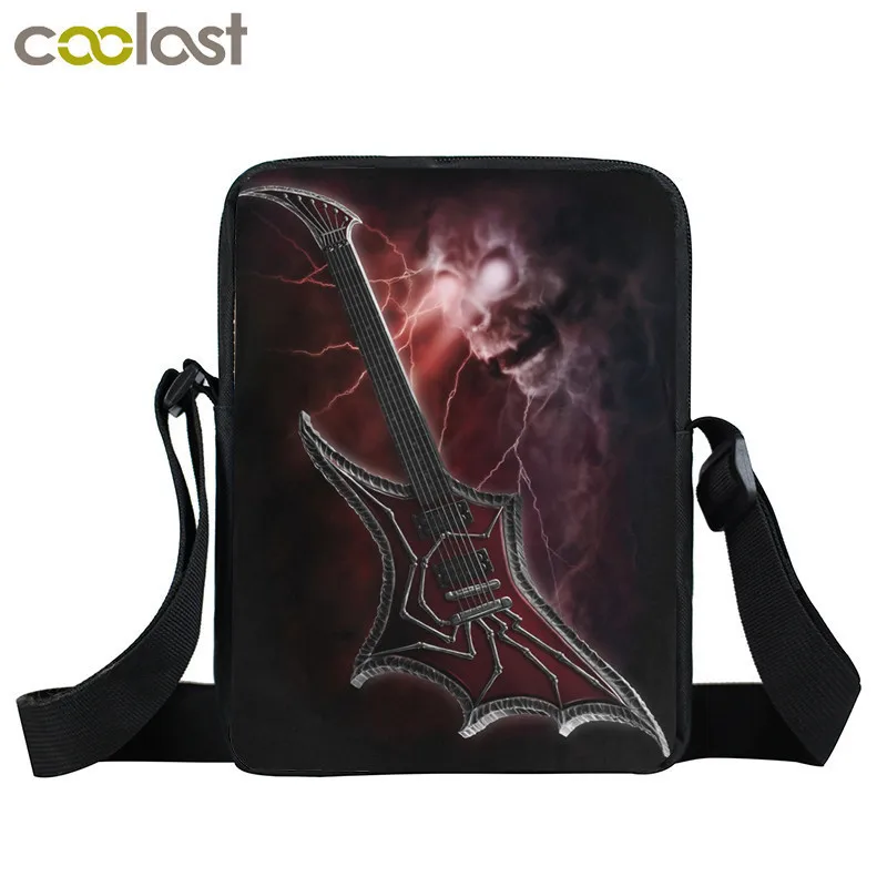 Темно-готический мешок для мальчиков и девочек, мини-сумка-мессенджер, женские сумки в стиле панк, Подростковая сумка на плечо с черепом, сумки через плечо для мужчин - Цвет: xkb mohuan45