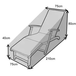 Водонепроницаемость Sunlounger крышка шезлонге крышка Патио Открытый день шезлонг покрытия мебели пыли протектор