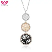 

Mix Tree Of Life Pendant Necklace Austrian Crystal Tree Long Chain Necklace Fashion Jewelry Christmas Gift For Women Gifts 2018