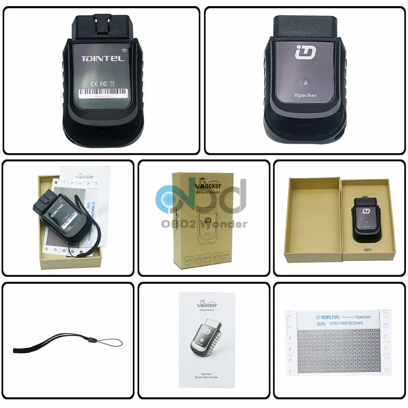 2017 Оригинальный Vpecker Bluetooth Wifi XTUNER E3 OBD2 диагностический сканер Замена Easydiag