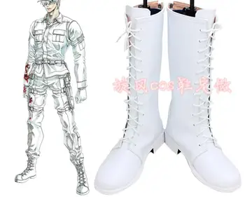 

Cells At Work Hataraku Saibou Neutrophil White Cosplay Shoes Boot Halloween Party Cosplay Costume Accessories