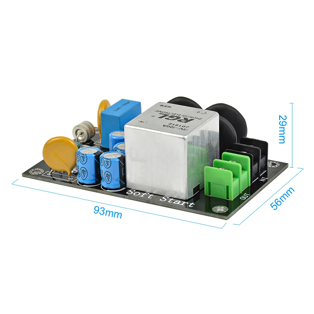 Placa de Fonte de Alimentação Placa de Partida Suave para Amplificador de Alto-falante Aiyima Proteção Prensa 110v 220v 2000w 1969 - Image 4