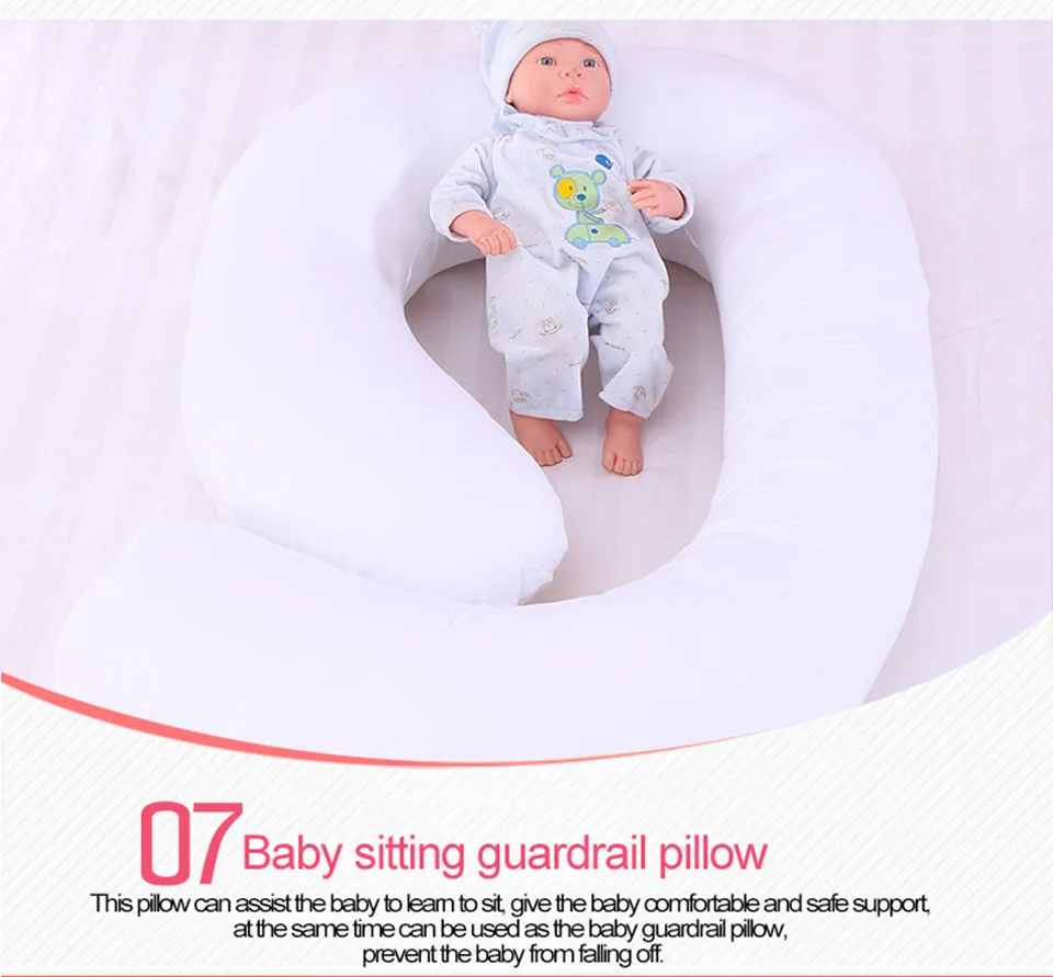 Sleeping Support Pillow For Pregnant Women Body Comfort G Shape Pregnancy Pillow Full Body Maternity Pillow With Pillowcase_13_
