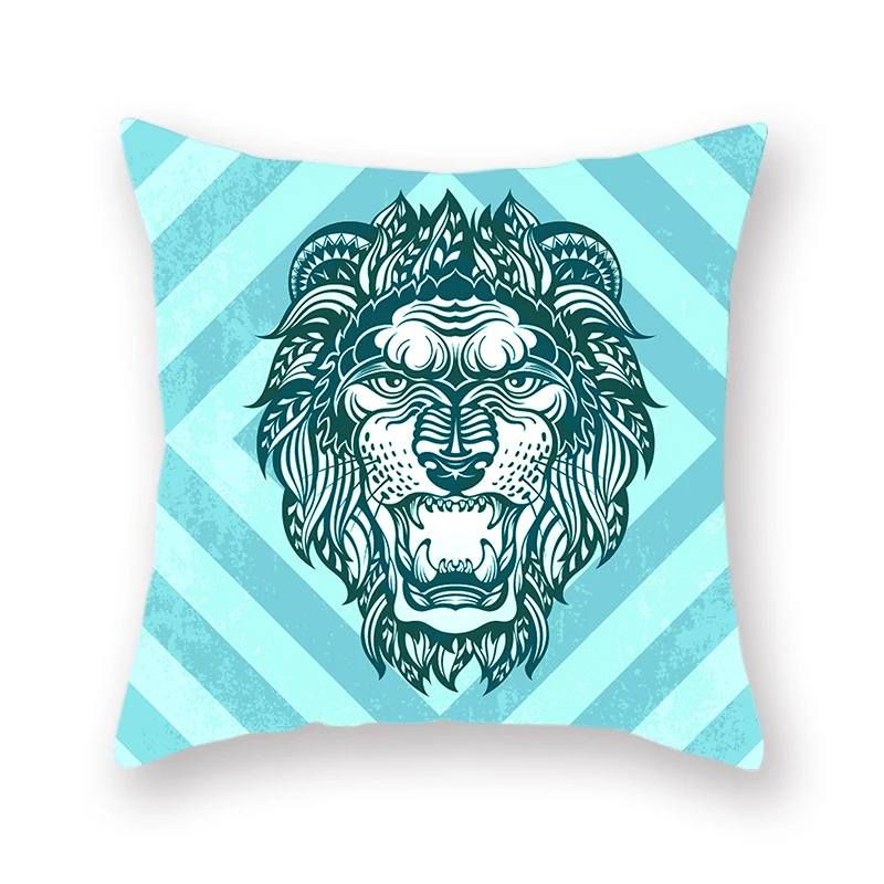 Tiger Throw Pillowcase 45x45cm Striped Geometric Background Pattern Decoration Zebra Red/black Yellow Car Sofa Cushion Cover Tiger Throw Pillowcase 45x45cm Striped Geometric Background Pattern Decoration Zebra Red/black Yellow Car Sofa Cushion Cover
