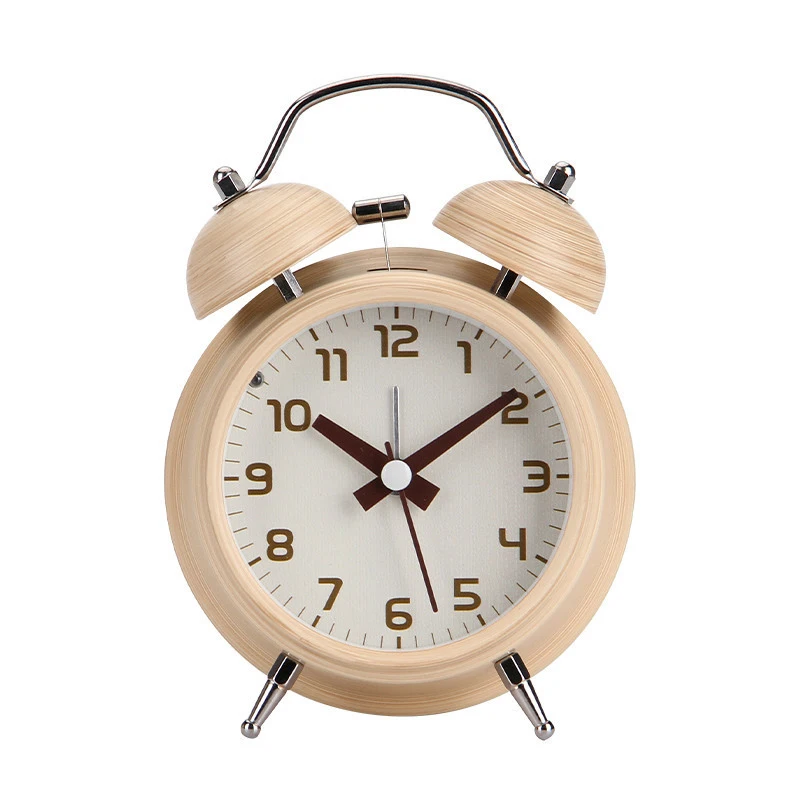 Nordic Simple Wood Alarm Clock Bedroom Mute Snooze Alarm Clocks night light Table Bell Clock Nordic Simple Wood Alarm Clock Bedroom Mute Snooze Alarm Clocks night light Table Bell Clock