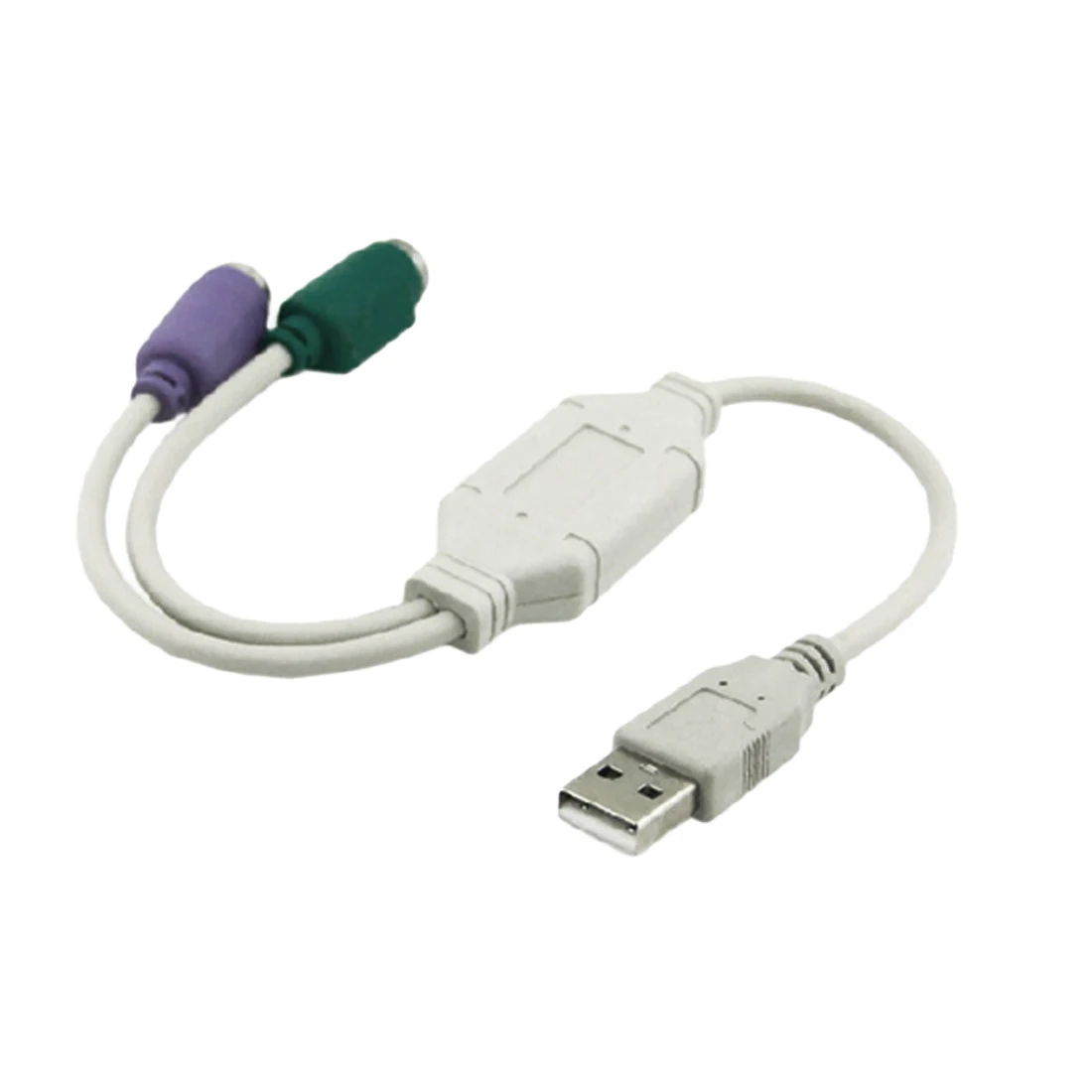 Хороший 1 шт. USB папа для PS/2 PS2 Женский конвертер Кабель адаптер шнура конвертера