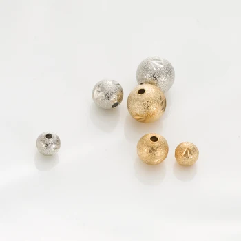 

6-10MM Chicken Feet Frosted Copper Beads Earrings Necklaces Bracelets Accessories For Jewelry Making Hand Made Diy Materials