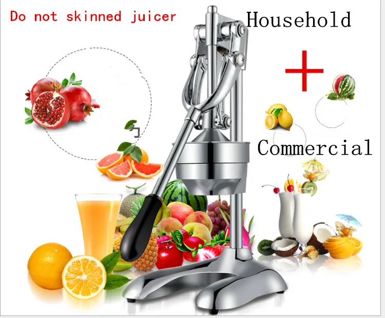 

Stainless Steel manual hand press juicer squeezer citrus lemon orange pomegranate fruit juice extractor commercial or household
