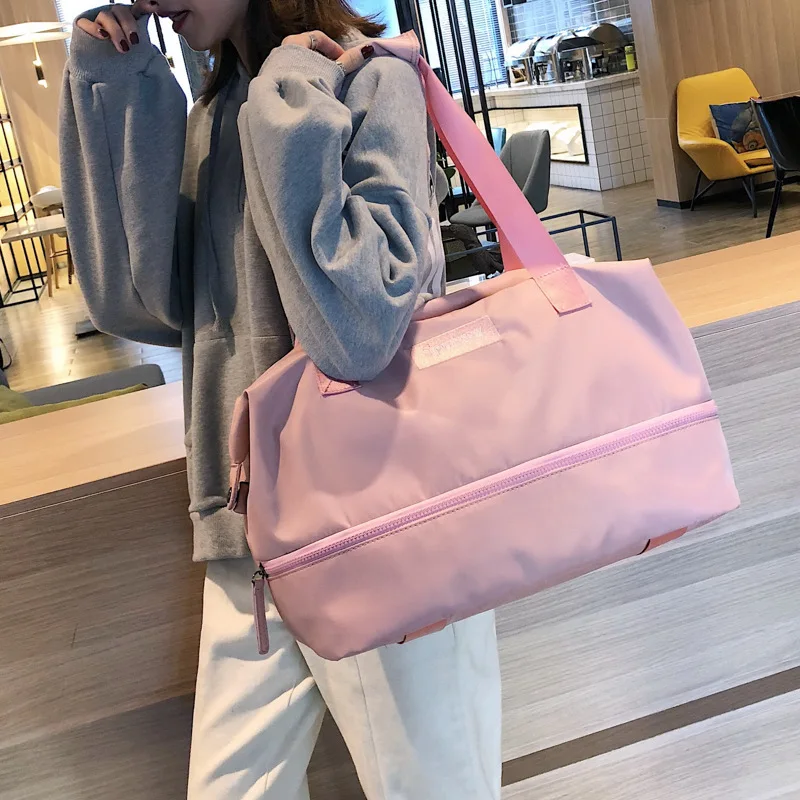 

High Quality Sports Gym Fitness Dry Wet Separation Yoga Bag Travel Handbags For Shoes Women the Shoulder Sac De Sport Luggage