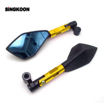 

Universal Motorcycle Rearview Mirror CNC Aluminum Side Mirrors FOR Yamaha Honda Suzuki Kawasaki BMW cafe racer vespa cb500x