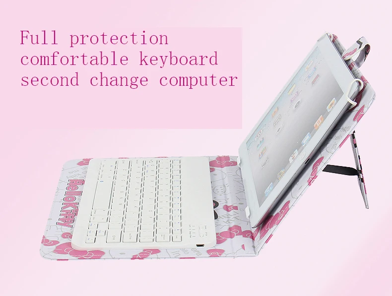 Чехол-подставка из искусственной кожи s для Ipad Mini 1 2 3 4 7,9 дюйма, беспроводной чехол с Bluetooth клавиатурой, тонкий Чехол-раскладушка для планшета+ ручка
