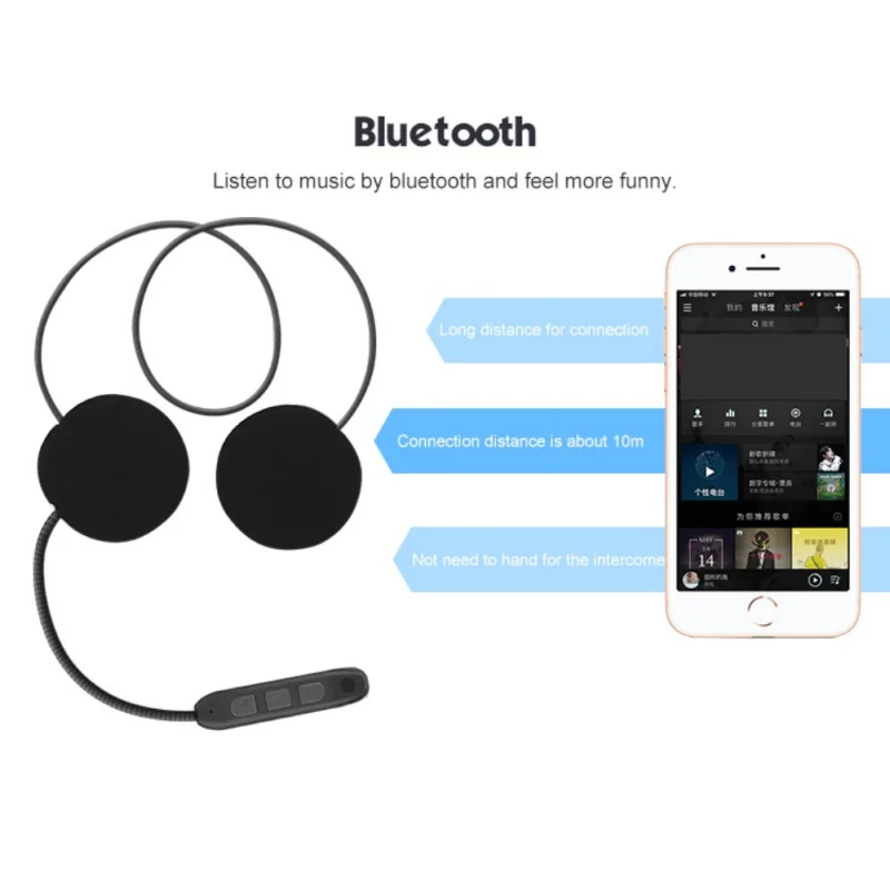 B630 рация для мотоцикла гарнитура громкой связи B630 Bluetooth анти-помех мотоциклетный шлем кронштейн