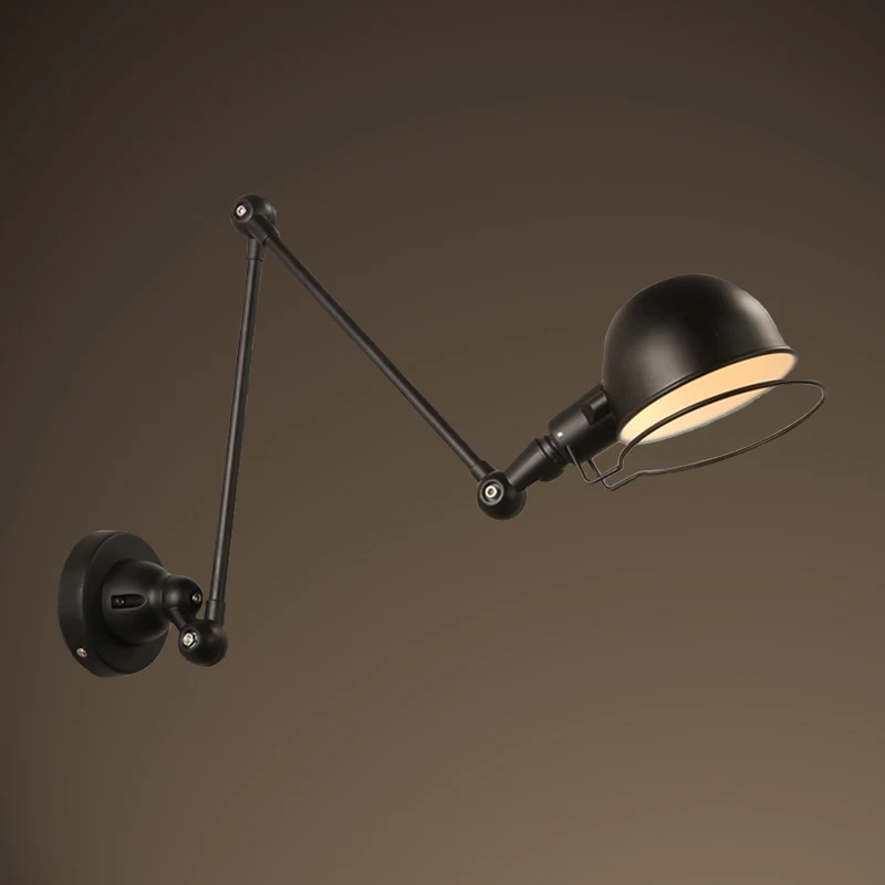

Ecolight Modern Wall Lamp 1 Light E12 E14 Sockets Black or White Painting Swivel Arms Task Reading Wall Light for Study Bed Room