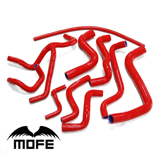 

MOFE 10PCS Original Logo Coolant Silicone Radiator Hose For Golf MK3 V-W Golf 3 2.0 & Jetta 1.8 / 2.0 92-98 Blue